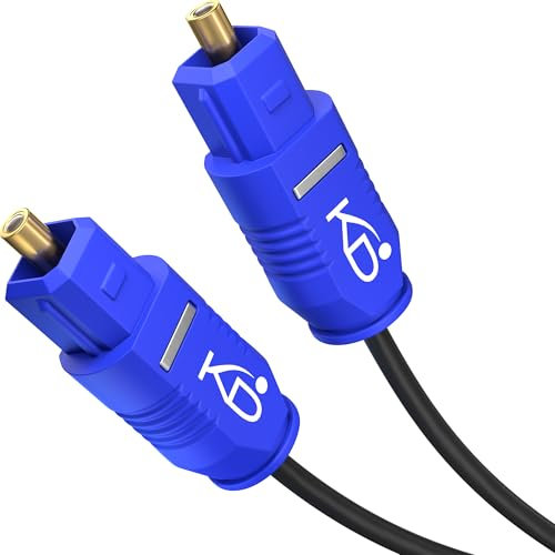 KabelDirekt – Cable TOSLINK Slim, Audio Óptico – 3m – Fibra Óptica para Barra de Sonido, Delgado 2mm (de Digital S/PDIF, Sistema Estéreo/Amplificador, Cine en Casa, XBO/PS4)