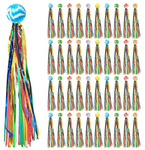 40Stück Hüpfbälle für Kinder, 25mm Springball mit Farbige Bänder, Gummiball Spielzeug Mitgebsel Kindergeburtstag Hüpfball Kinder Abschiedsgeschenk Geburtstag Mitgebsel für Mitbringsel Kindergeburtstag