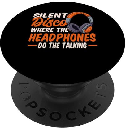 Silent Disco, wo die Kopfhörer sprechen PopSockets mit austauschbarem PopGrip