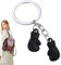 Acunny Porte-clés en métal - Gant de boxe - Porte-clés portable avec accessoires de fête - Porte-clés décoratif pour la, Noir, Siehe Beschreibung