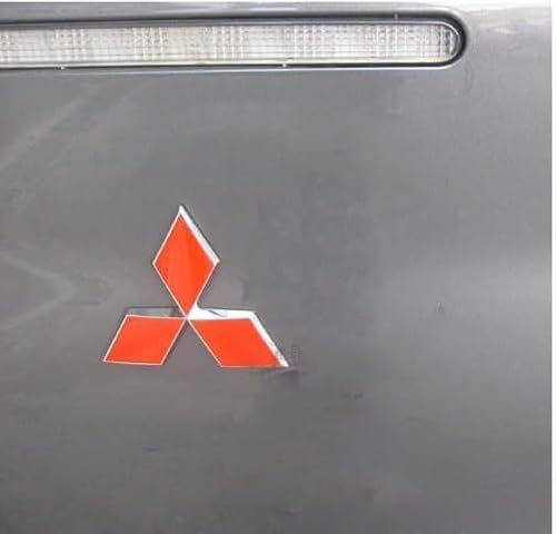 VODHXA Auto Abzeichen Logo für Mitsubishi Evo, Premium Qualität Autoaufkleber Emblem Aufkleber Auto Sticker Abzeichen Dekoration Auto Dekorationszubehör