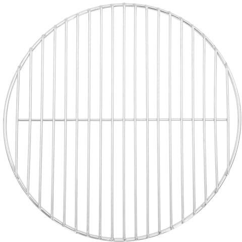vidaXL Grille de barbecue ronde Ø37 cm Acier inoxydable 304, remplacement de grille de barbecue, grille de grillage, grille à charbon de bois