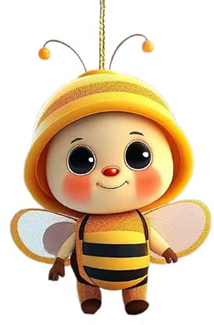 Bienen-Auto-Ornament, Acryl, Auto-Rückspiegel, Halte-Auto-Spiegel, Dekoration, Taschenbehang, Ornament