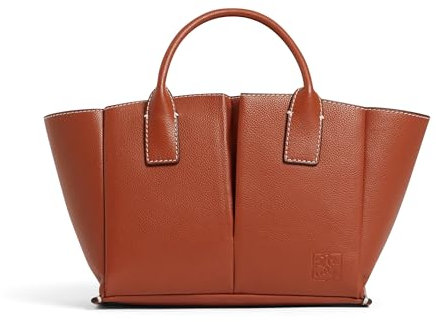 Le Tanneur, cabas petit modèle, sac à main, en cuir grainé, Elena, femme, porté main, croisé, poches plates, 2 compartiments cartes, pochette plate zippée amovible, bandoulière ajustable et amovible