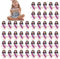 Generisch 50er-Pack Jesus Figuren, NI-Jesus-Figuren „Loves You“Jesus-Spielzeug, Kleine Jesus-Figuren in Großen Mengen, Sonntagsschul-Partygeschenke Zum Füllen Von Ostereiern