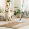 Carpet Rake for Pet Hair Removal, Reusable Pet Hair Removal Broom Adjustable Carpet Broom with 53.5” Long Handle Cat Dog Hair Remover for Rugs Couch Clothes Bed