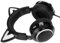 SUNGOOYUE Cat-Ear-Gaming-Headset, Kabelgebunden, 3 Klangmodi, 8 Farblichter, PC-Kopfhörer, Schwarz