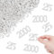 ALEGRE Glitzer Konfetti 25 Geburtstag Deko Groß 3,5-5cm,100 Stk Tischdeko Silberhochzeit Deko Silber, Tischdeko 25. Geburtstag Frau Mann, Streudeko Geburtstag 25, Deko Silberhochzeit,Jubiläum 25 Jahre