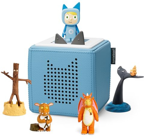tonies Blue Starterset Julia Donaldson Bundle - Snail & The Whale, Gruffalos Child, Stick Man, Zog