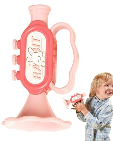 Trompete für Kinder, Kinder Trompete - Pädagogische musikalische Lärmmacher,Frühe Bildungsmusikinstrumente für Kleinkindkinder Trompetenspielzeug zum Geburtstag Weihnachten