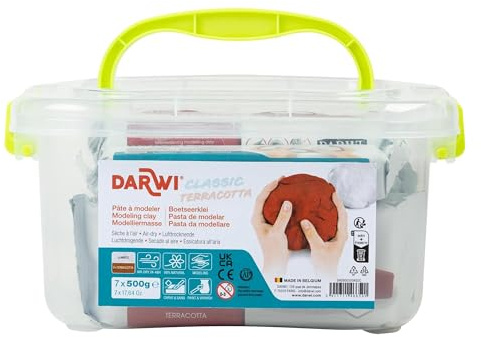 Darwi DA0800500K02C - PACK SCOL 5X 500G CLASSIC + 2X TERRACOTTA