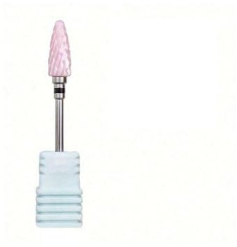 1 O 5 Unids/set De Brocas De Decoración De Uñas De Cerámica Chapadas En Rosa, Amoladora De Pulido De Aleación De Acero Cerámico, Accesorios Eléctricos for Uñas(XC-1 PC)