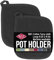 Ritz Royale Collection Topflappen, 100% Baumwolle, Frottee Topflappen, 2 Stück schwarz