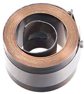 sourcing map Rückholfeder 1400mm 51x30x0,7mm Bohrmaschine Feder Spulen Rückdrückfeder Rückzugfeder Zubehör für Tischbohrmaschinen Staubsauger