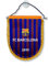 Grand drapeau FC Barcelone N° 2 - Produit sous licence - Dimensions 22 x 16 cm - 100 % acrylique