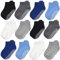 GRPSKCOS Stoppersocken Kinder 12 Paar Rutschsocken Socken Kinder ABS Socken Antirutschsocken für Jungen Mädchen (#1 Jungen Multicolor-12 Paar, 1-3 Jahre)