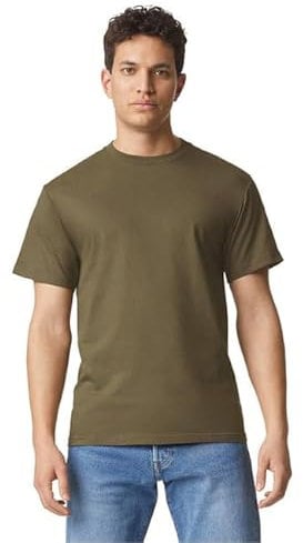 Gildan Hammer Adult T-Shirt, Olive, L