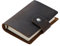 A8 Leder Pocket Notebook - Mini Rindsleder Tagebuch mit Punkt- und Rasterseiten, nachfüllbares Loseblatt-Notizbuch, glatte Textur für Journaling, Planung, Skizzieren, Reisen (hellbraun)