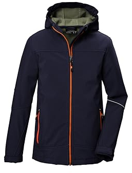 Killtec Jungen Kow 366 Bys Sftshll Jckt Softshelljacke/Outdoorjacke mit Kapuze