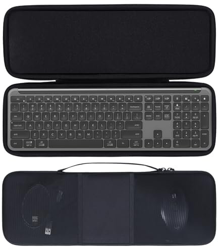 Lebakort Hard Case Compatible with Logitech slim K950 MK950 MK955 Signature slim Wireless Keyboard and Mouse Combo