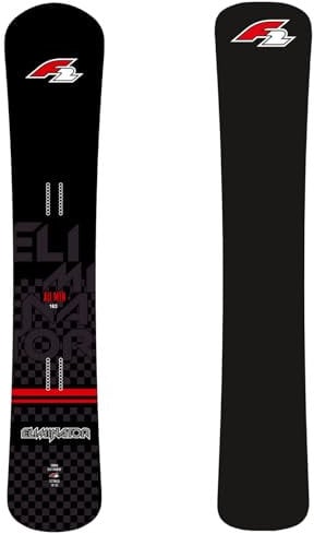 F2 Snowboard Eliminator Race 147 cm Schwarz 2023/24
