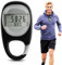 Yuragim 3D Schrittzähler mit Clip,Schrittzähler Ohne App und Handy Tragbar Digitaler Schrittzähler Clip Genauer Schrittzähler Kalorienverbrauch Mini Schrittzähler für Joggen Wandern Laufen Gehen Sport