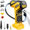 150PSI Cordless Tire Inflator for Dewalt 20V Battery, Portable Air Compressor Electric Air Pump with Digital Pressure Gauge & Emergency LED Light for Car, Motorcycles, Bikes, Balls, Auto (Bare Tool)
