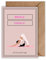 WBdesignz Yoga Grußkarte „Inhale Exhale“ mit Umschlag - mit Katze – Motivierende Karte für Yoga-Liebhaberinnen & Freunde - Entspannung & Achtsamkeit - Yoga (DIN A6)