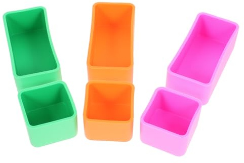 6 Stück Silikon Trennwände für Lebensmittelbox En, Wiederverwendbare | Brotdose Trenner, Lunchboxeinsatz, Fächer Separat für Lunchbox, Kompakte Mahlzeitenbox, Mikrowellengeeignet