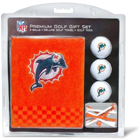 Team Golf NFL Geschenkset: Besticktes Handtuch, 3 Golfbälle und 14 Tees, dreifach gefaltetes Baumwollhandtuch, 40,6 x 55,9 cm
