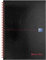 Black n' Red Oxford Notizbuch, liniert, A-Z, Spiralbindung, A4, 140 Seiten, Schwarz/Rot