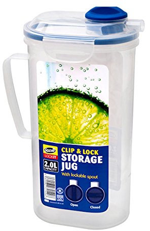 2 Litre Clip & Lock Storage Jug