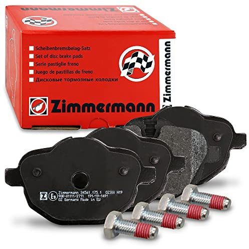 Zimmermann 24561.175.1 Bremsbelagsatz, hinten, 4 Anti-Vibrationsplatten