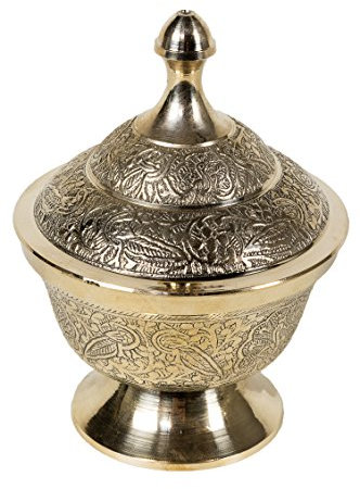 Marrakesch Orient & Mediterran Interior Sucrier oriental en laiton Kadir