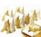 JZK 50x Oro scatolina bomboniera carta Scatola portaconfetti segnaposto per 50 anni Matrimonio 50th anniversario festa Compleanno Natale Battesimo Comunione Nascita Laurea
