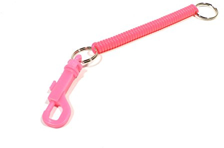 Spiral Schlüsselanhänger in verschiedenen Farben (Neon Pink)