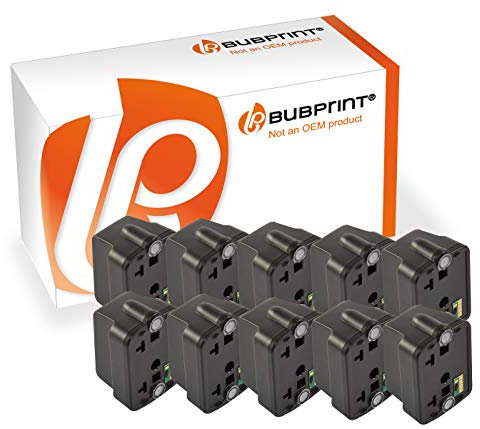 Bubprint 10 Druckerpatronen kompatibel als Ersatz für HP 363 HP363 für Photosmart 3110 3210 3310 8250 C5150 C5180 C6180 C6280 C7180 C7280 C8180 D6160 Schwarz