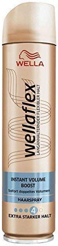 Wellaflex Haarspray Instant Volume Boost, Extra Starker Halt, 5er Pack (5 x 250ml)