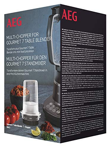 AEG GMC1 Mini-picadora Multiusos, para Picar o triturar, Compatible con batidora de Vaso Gourmet 7, 400 W, Plástico