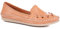 Leather Slip-On Pumps - Tan Size 5