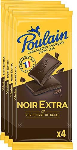 Poulain Chocolat Noir Extra 4 x 100 g