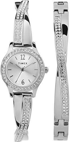 Timex Classics 23mm Armbanduhr-Geschenkset für DamenTW2T58000