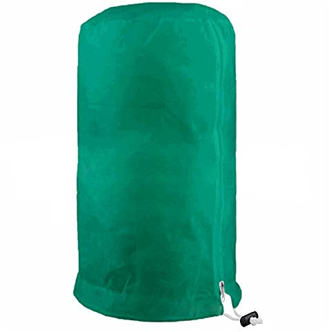 Cappuccio Protezione Piante con Cerniera Coulisse,tessuto non tessuto per piante cappuccio antigelo per piante,telo protezione piante inverno, serra per piante inverno(Con cerniera-verde-140*200)