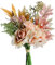 KIRIFLY Kunstblumen Künstliche Pflanzen Blumen Deko Seidenblumen Rose Blumenarrangements Kernstück Hochzeit Blumenstrauß(Champagnerrosa)