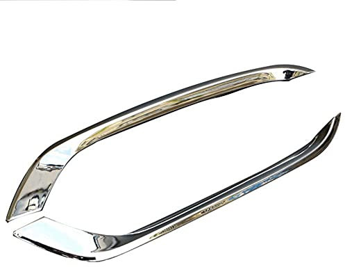 HSHKONG Passend für Ford Focus 4 MK4 2015-2017, Auto Nebelscheinwerfer Abdeckung, Nebelscheinwerfer Abdeckung Trim Aufkleber, ABS Chrom, Autozubehör
