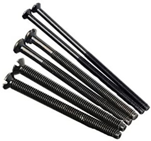 M3.5 Long Electrical Socket/Switch/Plug Screws Black Nickel 40mm 50mm 75mm - Pack of 4 (75mm)