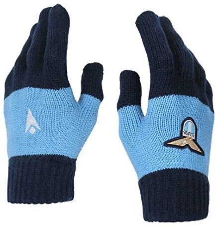 Migliardi GUANTI UOMO S.S. LAZIO PRODOTTO UFFICIALE MACRON tg. S con LOGHI LAZIO INVERNALI