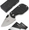 BÖKER PLUS® Subcom 2.0 - Mini Einhand Taschen-Messer mit Zytel Griff - kleines 1 Hand Messer mit Framelock - Mini D2 Klappmesser mit Daumen-Pin 5,8 cm Klinge