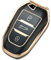 【4 Couleurs】 Z.MYUKI 2008 e2008 GT Line GTI Coque clé avec Porte Clef pour Peugeot 208 e-208 2020-2023 2024 Accessoire Protection cle (Noir)