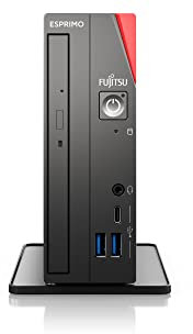 Fujitsu ESPRIMO G9012 i7-12700T UCFF Intel® Core™ i7 16 GB DDR4-SDRAM 512 GB SSD Windows 11 Pro Mini-PC Schwarz, Rot